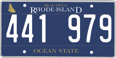 RI license plate 441979