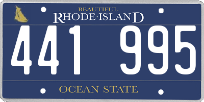 RI license plate 441995