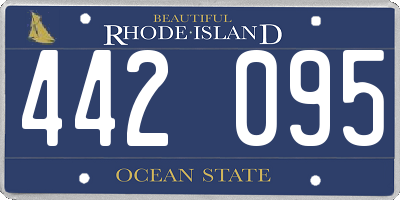 RI license plate 442095