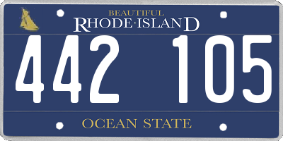 RI license plate 442105