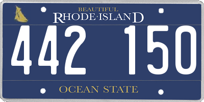 RI license plate 442150