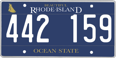 RI license plate 442159