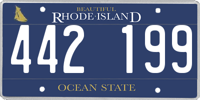 RI license plate 442199
