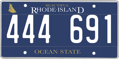 RI license plate 444691