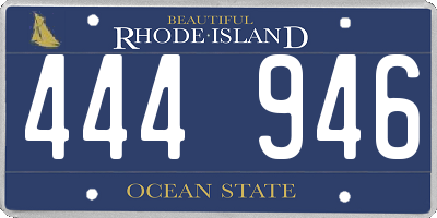 RI license plate 444946