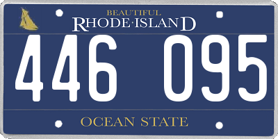 RI license plate 446095
