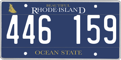 RI license plate 446159