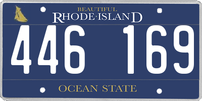 RI license plate 446169