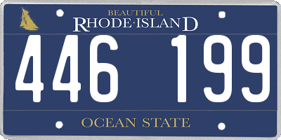 RI license plate 446199