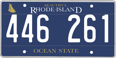 RI license plate 446261