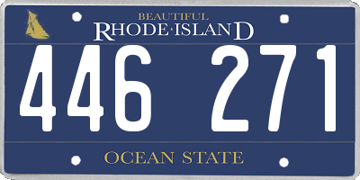 RI license plate 446271