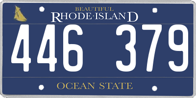 RI license plate 446379