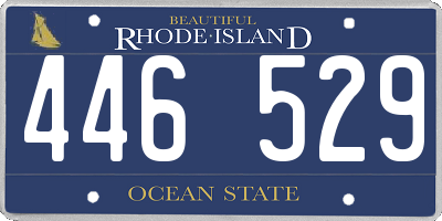 RI license plate 446529