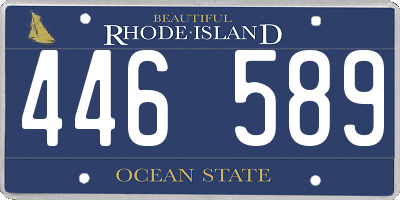 RI license plate 446589