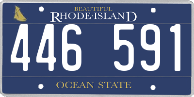 RI license plate 446591