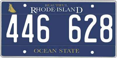 RI license plate 446628