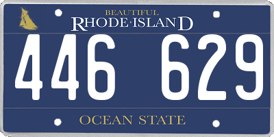 RI license plate 446629