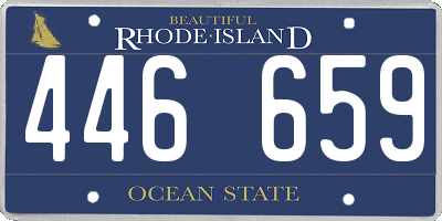 RI license plate 446659