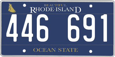 RI license plate 446691