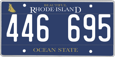 RI license plate 446695