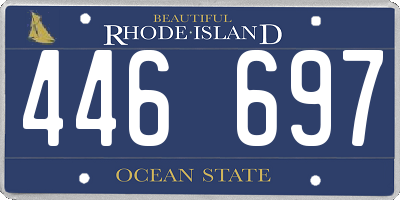 RI license plate 446697