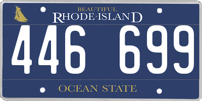 RI license plate 446699