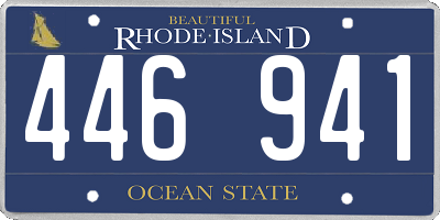 RI license plate 446941