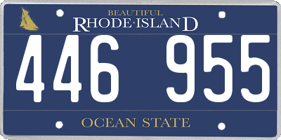 RI license plate 446955