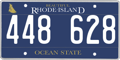 RI license plate 448628