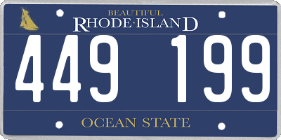 RI license plate 449199