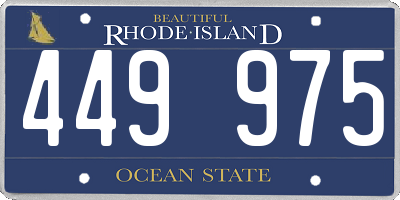 RI license plate 449975