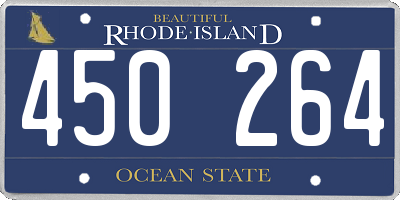 RI license plate 450264