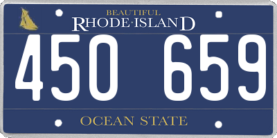 RI license plate 450659