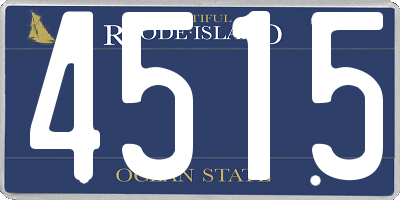 RI license plate 4515