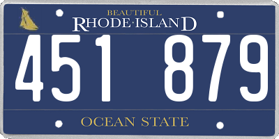 RI license plate 451879