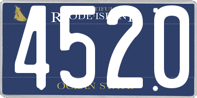 RI license plate 4520