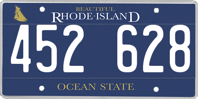 RI license plate 452628