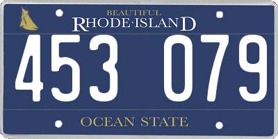 RI license plate 453079