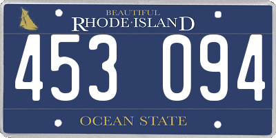 RI license plate 453094