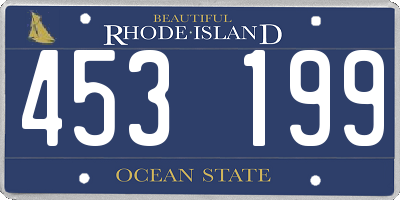 RI license plate 453199