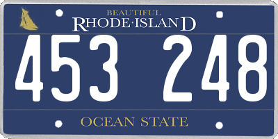 RI license plate 453248