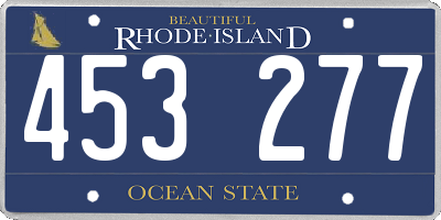 RI license plate 453277