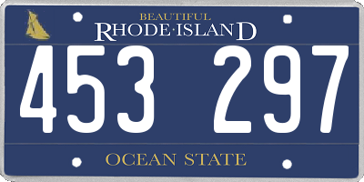 RI license plate 453297