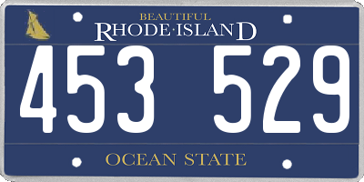 RI license plate 453529