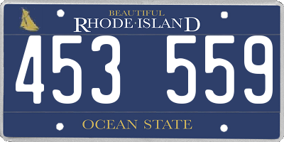 RI license plate 453559