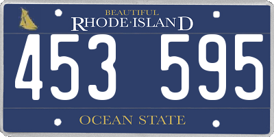 RI license plate 453595