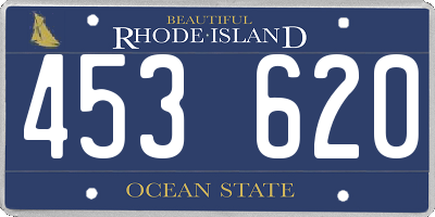 RI license plate 453620
