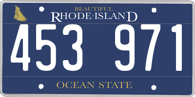 RI license plate 453971