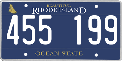RI license plate 455199