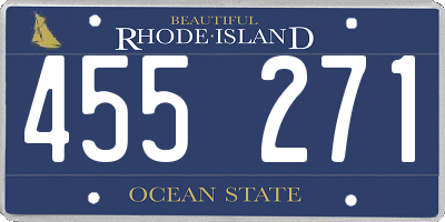 RI license plate 455271